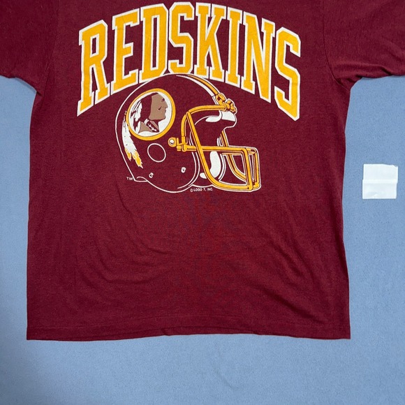 Vtg Washington Redskins Logo 7 Single Stitch Made In USA NFL T-shirt Large - Picture 5 of 12